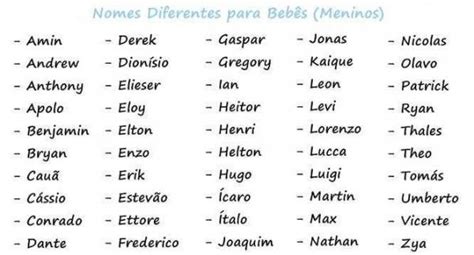 nomes esquisitos masculinos - nomes brasileiros masculinos